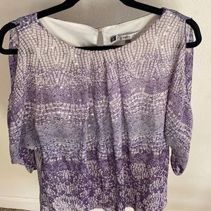 Jennifer Lopez large cold shoulder top